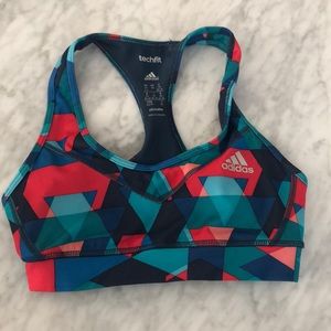 adidas techfit sports bra